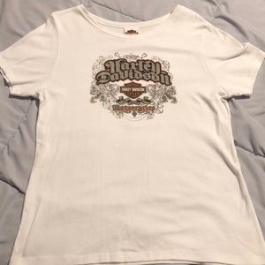 Harley Davidson White t-shirt